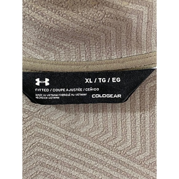 Under Armour ColdGear Infrared Full Zip Jacket Men's XL Green Fleece Lined - Picture 3 of 4